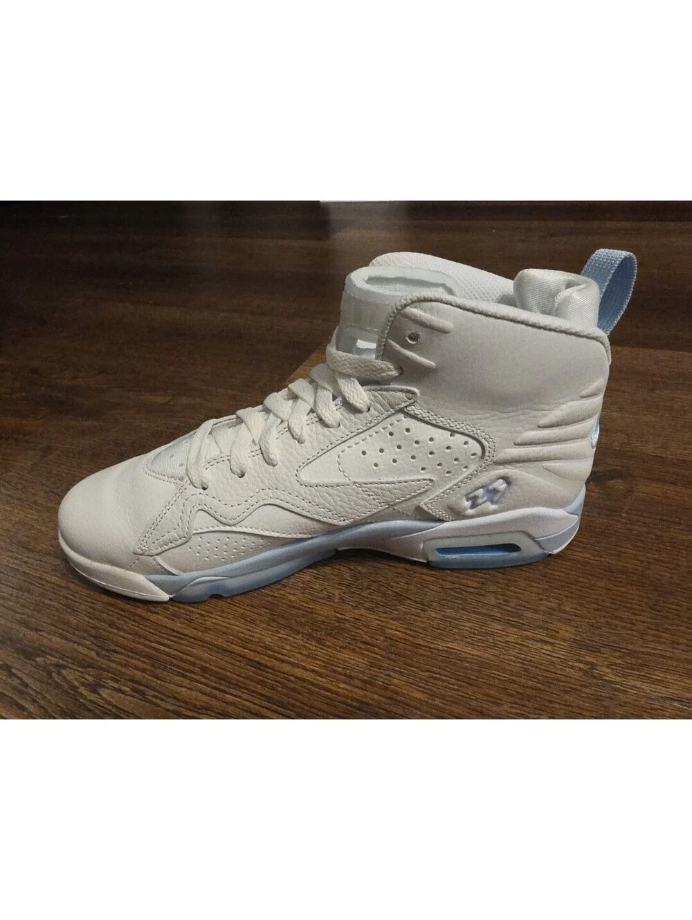 Nike Jordan MVP Sneakers Athletic Kids Shoes US 7Y White & Ice Blue DZ5577-104